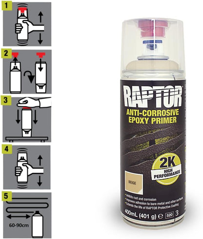 Apprêt Époxy Anti-Rouille en Aérosol